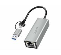 LogiLink USB 2.0 Adaptateur [1x USB 3.0 mâle type C - 1x RJ45 femelle] UA0238B 18.00 cm