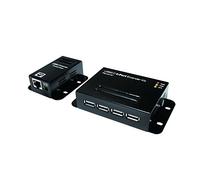 Logilink Usb 2.0 Cat. 5 Extender With 4-Port Hub, Receiver And Transmitter - UsB-Erweiterung - Usb 2.0 - Bis Zu 50 M (ua0252)
