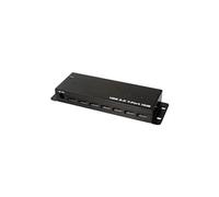 LogiLink USB 2.0 Hub 7-Port - Concentrateur (hub) - 7 x USB 2.0 - fixation murale