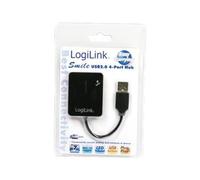 LogiLink USB 2.0 Hub Smile 4 Port schwarz
