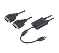 LogiLink USB 2.0 to 2-Port Serial Adapter - Adaptateur série - USB 2.0 - RS-232 x 2