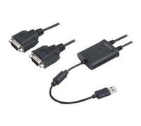 LogiLink USB 2.0 to 2-Port Serial Adapter - Adaptateur série - USB 2.0 - RS-232 x 2 G