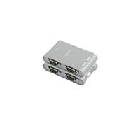 LogiLink AU0032 Adaptateur USB à 4 x Serial Multicolore