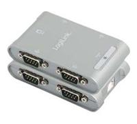 LogiLink USB 2.0 to 4-Port Serial Adapter - Adaptateur série - USB 2.0 - RS-232 x 4 G