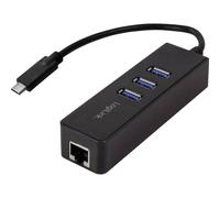 LogiLink USB 3.0 Adaptateur [1x USB 3.0 mâle type C - 1x RJ45 femelle, USB 3.0