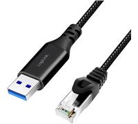 LogiLink USB 3.0 Câble adaptateur [1x USB 3.0 mâle type A - 1x RJ45 mâle 8P8C]