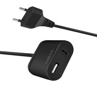 Logilink USB-Adapter,1,5 m Kabel, 1x USB-A & 1x USB-C, 12 W