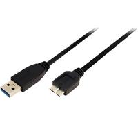 Logilink USB Kabel A -> micro B St/St 1.00m schwarz