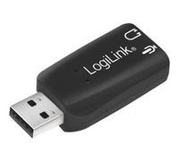 LogiLink Carte son USB UA0053 — Stéréo, effets 3D virtuels, USB 2.0