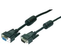 LogiLink VGA Cable ST/BU black 2x Ferrit Core 3M