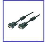 LogiLink VGA Monitorkabel, Stecker - Stecker, schwarz, 10 m