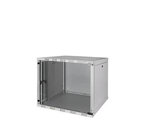 LogiLink W09A40G Rack monté sur le mur 9U 50kg Blanc étagère - Étagères (50 kg, Rack monté sur le mur, 9U, Blanc, 48,3 cm (19"), Acier)