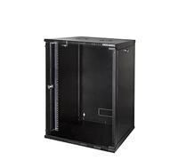 LogiLink Rack mural W15A40B 15U 19" (48,3 cm) 50 kg Noir Acier