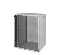 LogiLink W15A40G étagère 50 kg Wall mounted rack 15U Grey - Étagères (50 kg, Wall mounted rack, 15U, Grey, 48.3 cm (19"), Steel)