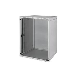 LogiLink W15A40G étagère 50 kg Wall mounted rack 15U Grey - Étagères (50 kg, Wall mounted rack, 15U, Grey, 48.3 cm (19"), Steel)