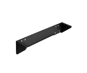 LogiLink WB0012 Équerre de Fixation Rack 19" 2U SPCC Noir, Charge Max. 10kg, Dimensions 100x500x100mm, Kit de Montage Inclus, Poids 700g