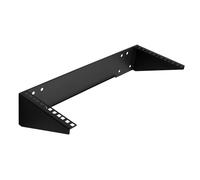 LogiLink WB0014 Équerre de Fixation Rack 19" 4U, SPCC Noir, Profondeur 500mm, Charge Max 10kg, Kit de Montage Inclus, 1.1kg