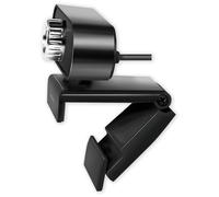 LogiLink UA0368 Webcam USB HD avec Microphone pour des Conversations vidéo nettes avec Famille/Amis/Professionnels (Skype, Team, Google Meet, Facebook, ...)