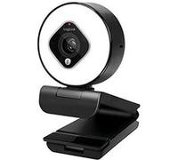 LogiLink Webcam UA0384 - Full HD 76° - Double micro, autofocus, anneau lumineux, trépied