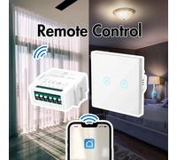 LogiLink Wi-Fi Smart Module de commutation à 2 canaux compatible Tuya