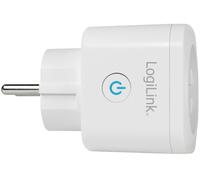 LogiLink Wi-Fi Smart Plug Adaptateur mâle simple blanc
