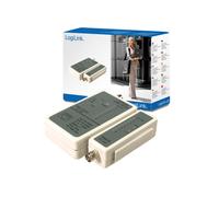 LogiLink WZ0011 Testeur de câbles réseau RJ45/RJ11/BNC - Vérification de continuité et de court-circuit - Identification de paires - Indicateur LED