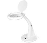 LogiLink WZ0059 Lampe loupe pour bureau, 3 & 12 dioptries Grossissement=4 x 100 mm Classe defficacité énergétique 2021 F (A - G)