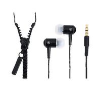 LogiLink "Zipper" Stereo In-Ear Headset - Micro-casque - intra-auriculaire - filaire - noir