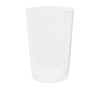 LogiPack GeRo Lot de 40 gobelets réutilisables - 200 ml - Fabriqués en Allemagne - Réutilisables - Transparent - En polypropylène (gobelet de 0,2 l)
