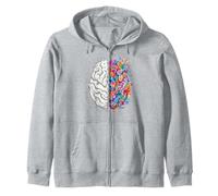 Logique cérébrale vs créativité Art et Science Concept d'esprit Sweat à Capuche