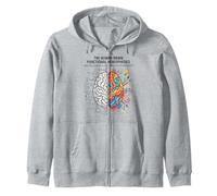 Logique cérébrale vs créativité Science Art Mind Concept Sweat à Capuche
