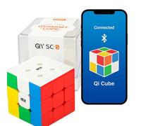 Logique - Cube magique 3x3 Smart - Speed cubing - Cube électronique Coaching AI - Cube magnétique - Compétitions cube - Puzzle 3x3 technologique - Cube d'entraînement d'esprit