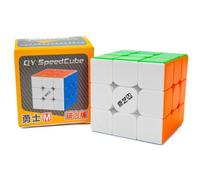 Logique - Cube magique 3x3 Warrior M sans autocollants - Magnétique - Cube de compétition - Puzzle magnétique - Cube professionnel - Cube réglable - Jeux intelligents