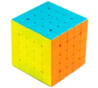 Logique - Cube magique 5 x 5 Qizhen S2 sans autocollants - Super-Durable avec des couleurs vives - Puzzle de puzzle pour adultes et enfants