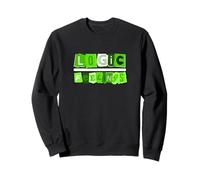 Logique de Couleur Verte > Feelings Green Graphic Sweatshirt