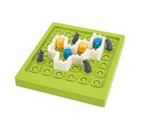 Logique des embouteillages | Puzzle de jeu de circulation | Jeu de voyage de la logique de la voiture de cerveau de cerveau | Jeu de voyage Toys intellectuels | Penser Logic Puzzle Games Board pour jo