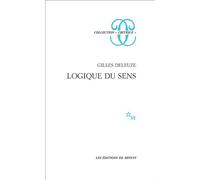 Logique du sens - Gilles Deleuze - Minuit - broché - Essai