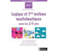 Logique et 1ères notions mathématiques avec les 2/3 ans
