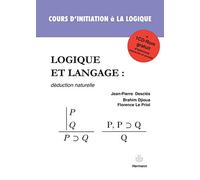 Jean-Pierre Desclès – Logique et langage : Déduction naturelle – Livre CD-ROM