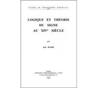 Logique Et Théorie Du Signe Au Xivème Siècle