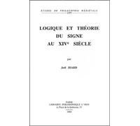 Logique Et Théorie Du Signe Au Xivème Siècle