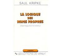 Logique noms propres Saul Aaron Kripke (Auteur)