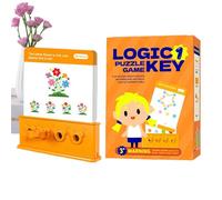 Logique pour enfants | Jouets éducatifs à clé logique | Clés interactives d'éducation précoce | Pour maison, voyage, jardin, école, salle de nniversaire, fête
