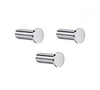 Logis Universal Lot de trois crochets porte-serviette, Chrome (41711000-TRIOLOGIS)