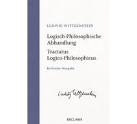 Logisch-Philosophische Abhandlung. Tractatus Logico-Philosophicus Kritische Ausgabe - Ludwig Wittgenstein - Reclam Verlag - ebook (ePub) - Livre