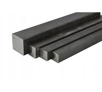 LogistSystem Barre carrée en acier - 250 x 6 x 6 mm - Longueur de la tige : 25 cm +/- 1 mm - Qualité de perçage et de rotation - Barres lisses pour l'industrie, le travail des métaux et le bricolage