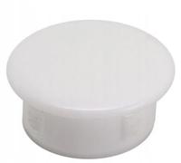 LogistSystem Bouchon d'obturation pour Trous de perçage 30 mm - Blanc - Cache Trou Meuble, Capuchon Plastique, obturateur Cache Trou, Bouche Trou, Bouchon, ZDO.30