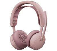 Logitech 2 ES - Micro-casque - sur-oreille - Bluetooth - sans fil, filaire - Suppresseur de bruit actif - USB-C - rose - Certifié pour Microsoft Teams