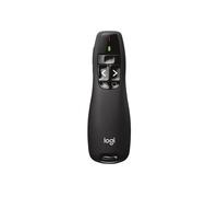 Logitech 910-001356 Télécommande RF Noir, USB 2.4GHz, portée 15m, pointeur laser rouge classe 2 (1mW, 640-660nm), 5 boutons, compatible Windows