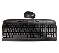Logitech Wireless Combo MK330 - Ensemble clavier et souris - sans fil - 2.4 GHz - Allemand - noir